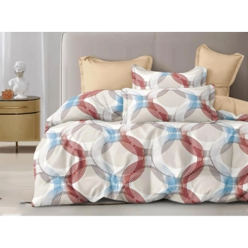 Pościel 160x200 bawełna satynowa PK737 + PRZEŚCIERADŁO